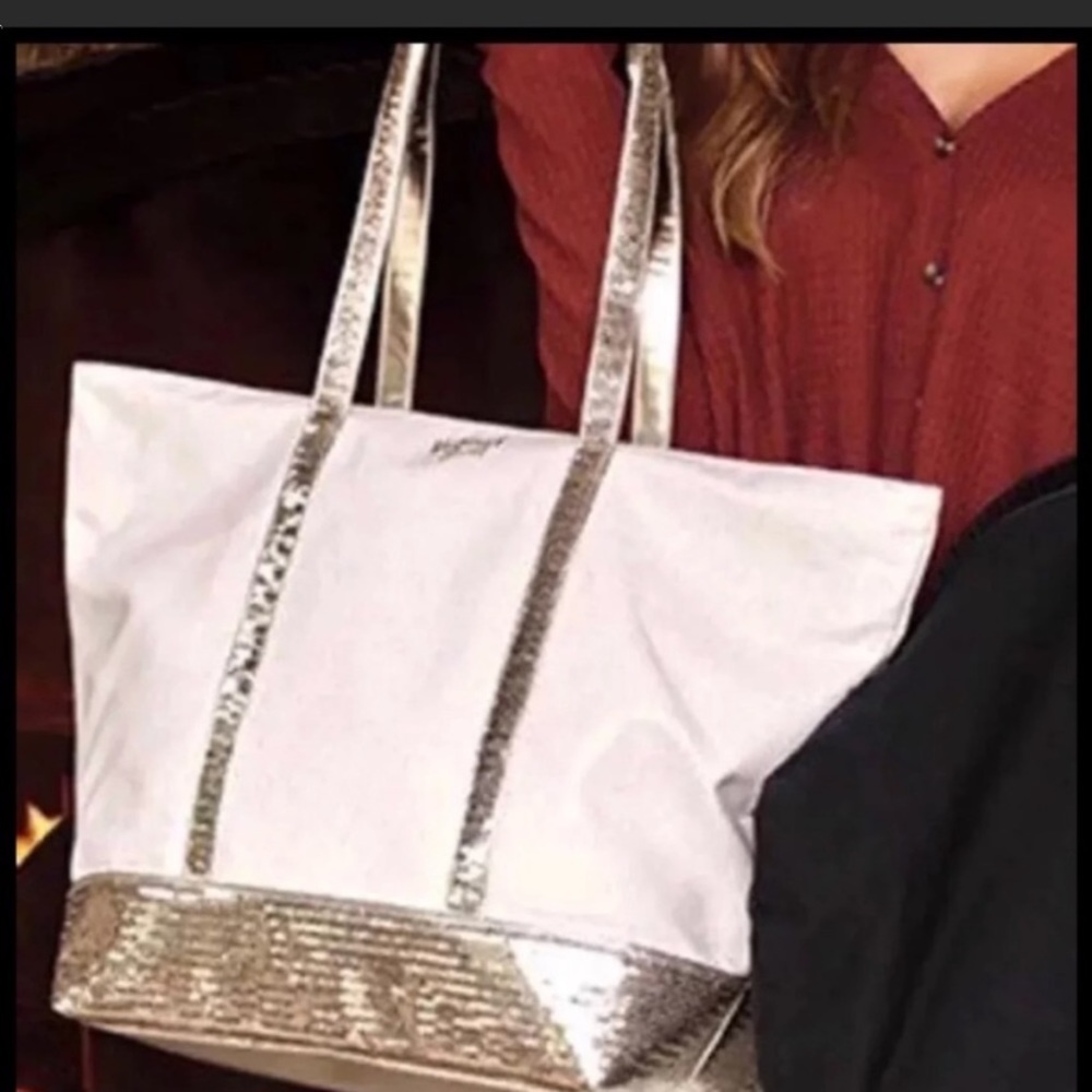 Light gold sequins Victoria Secret with zipper #11